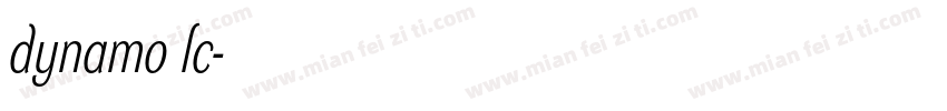 dynamo lc字体转换